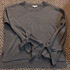 Madewell Tie-Sleeve Sweater